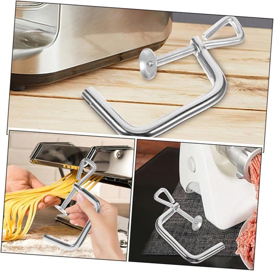 2 stuks pastamachine accessoires - Clip en reserveonderdeel verstelbare klem — afbeelding 5