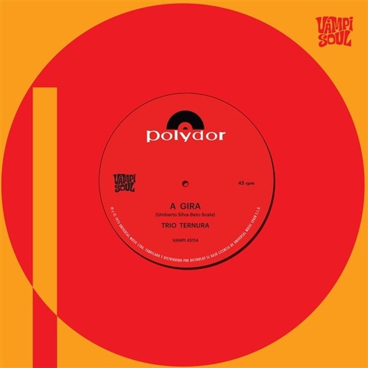 Trio Ternura - A Gira (7" Single) (Coloured Vinyl)