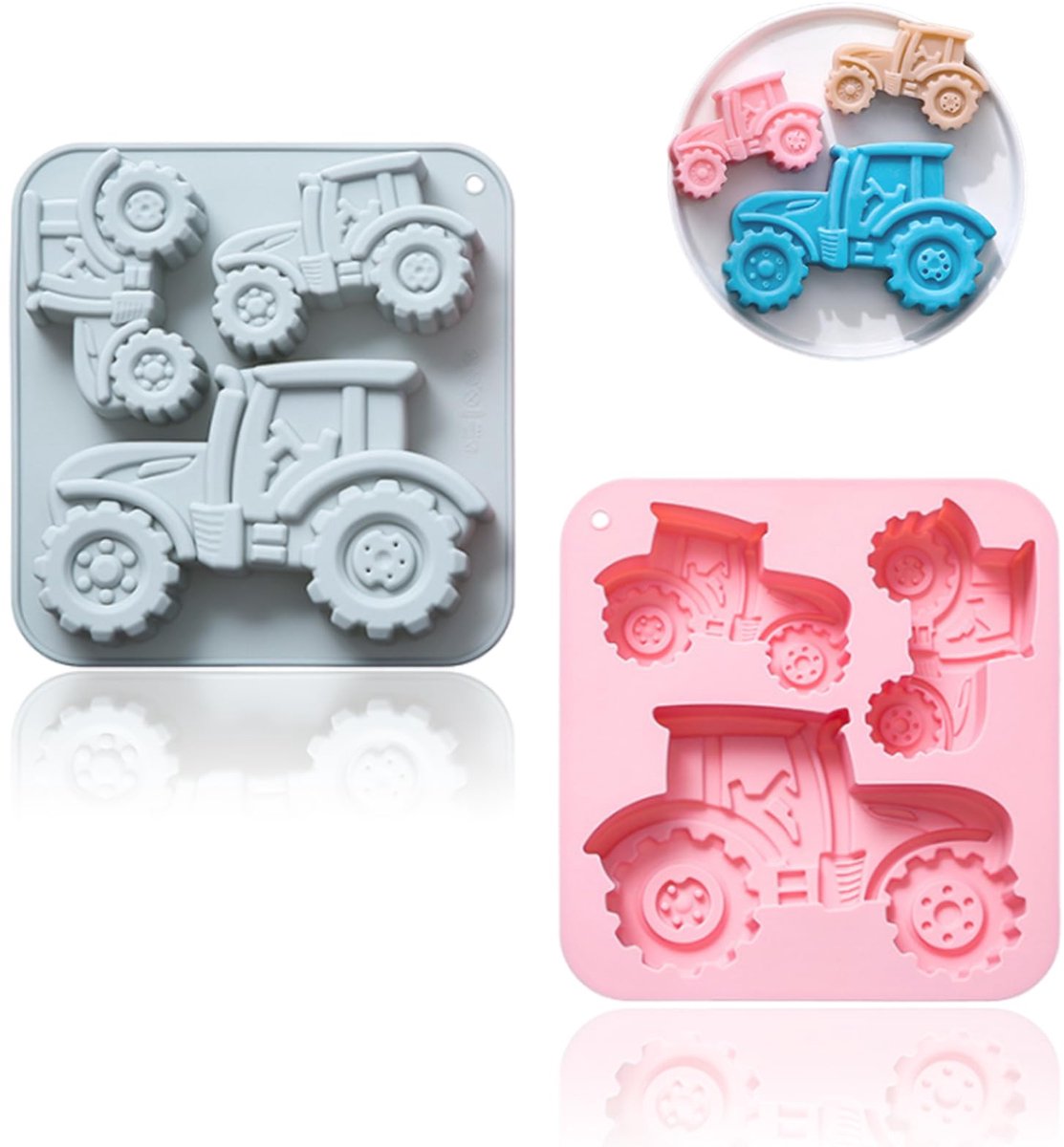 Ibenzoa® Leuke en Veilige Siliconen Bakvorm Set voor Creatieve Taarten en Desserts