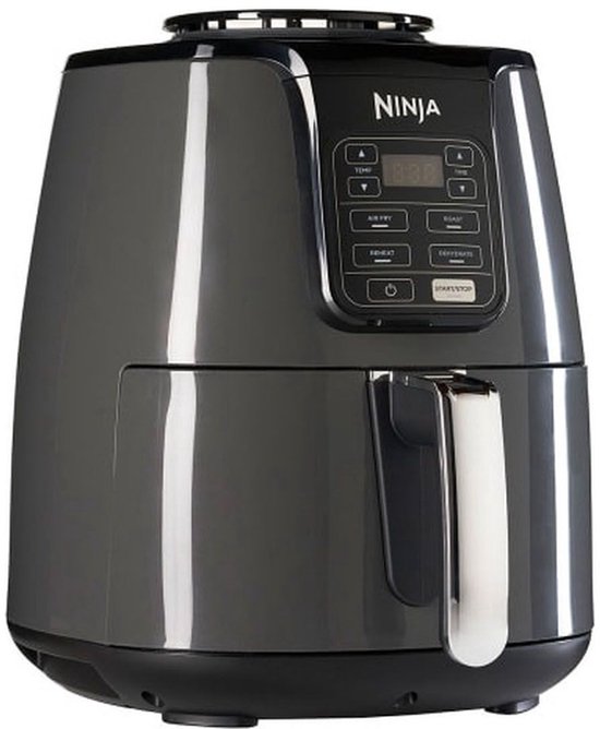 Ninja AF100EU - Multifunctionele Hetelucht Friteuse 3,8 liter - Grijs/Zwart