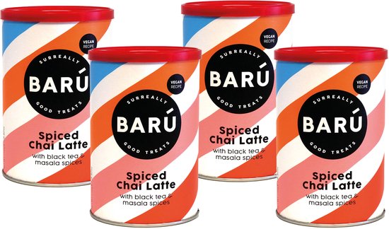 BARÚ Spiced Chai Latte - Instant Theepoeder - 4 x 250g - 64 porties