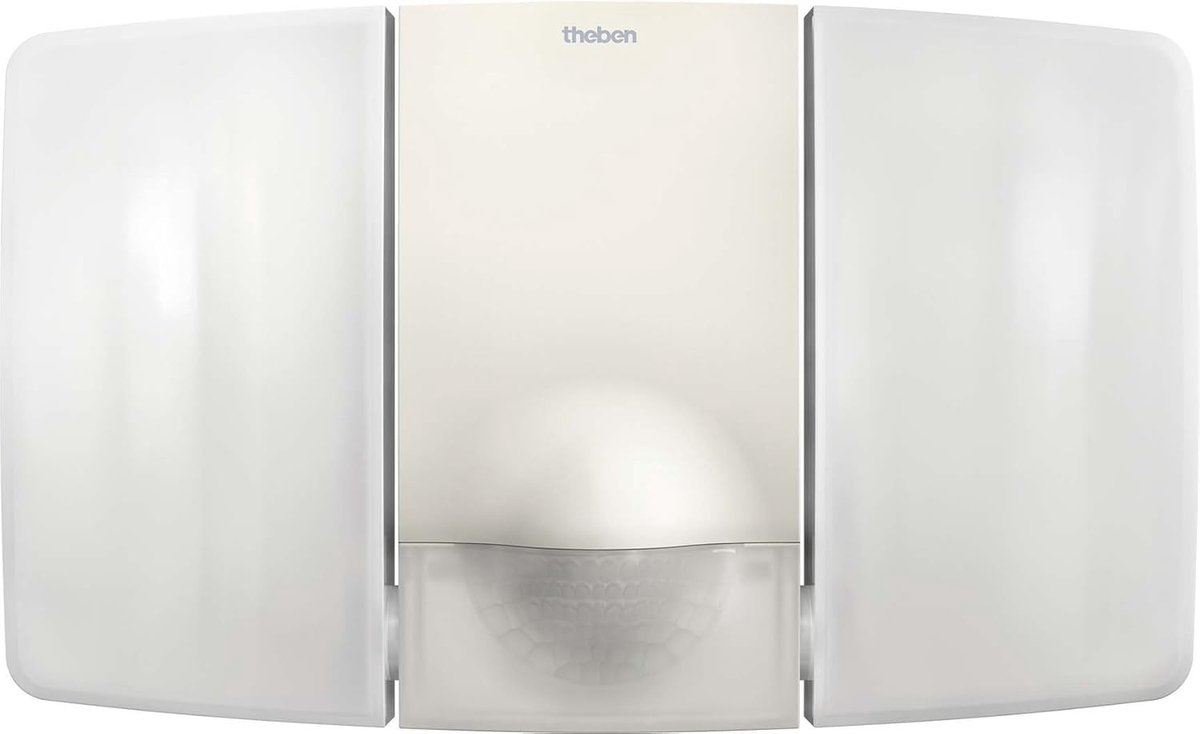 Theben theLeda P24 WH LED Buitenlamp met Bewegingsmelder – 20W – 4000K – IP55 – Wandmontage – Wit
