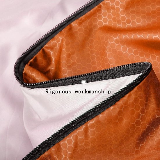 Outdoor slaapzak voor camping - 3-4 seizoenen, volwassen deken in kleine verpakking met ultralichte draagtas, zacht en warm voor outdoor camping, reizen, en wandelen (oranje) van OutDoor — afbeelding 3