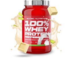 Scitec Nutrition ® - 100% Whey Protein Professional (920 gram - Pistachio/White Chocolate) - Pistache/Witte chocolade - 30 eiwitshakes - Premium proteine poeder met leucine, glutamine, arginine, taurine, papaïne en bromelaïne