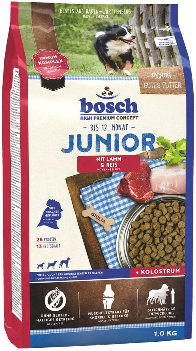 Bosch 5201001 droogvoer voor hond Puppy Lam, Rijst 1 kg