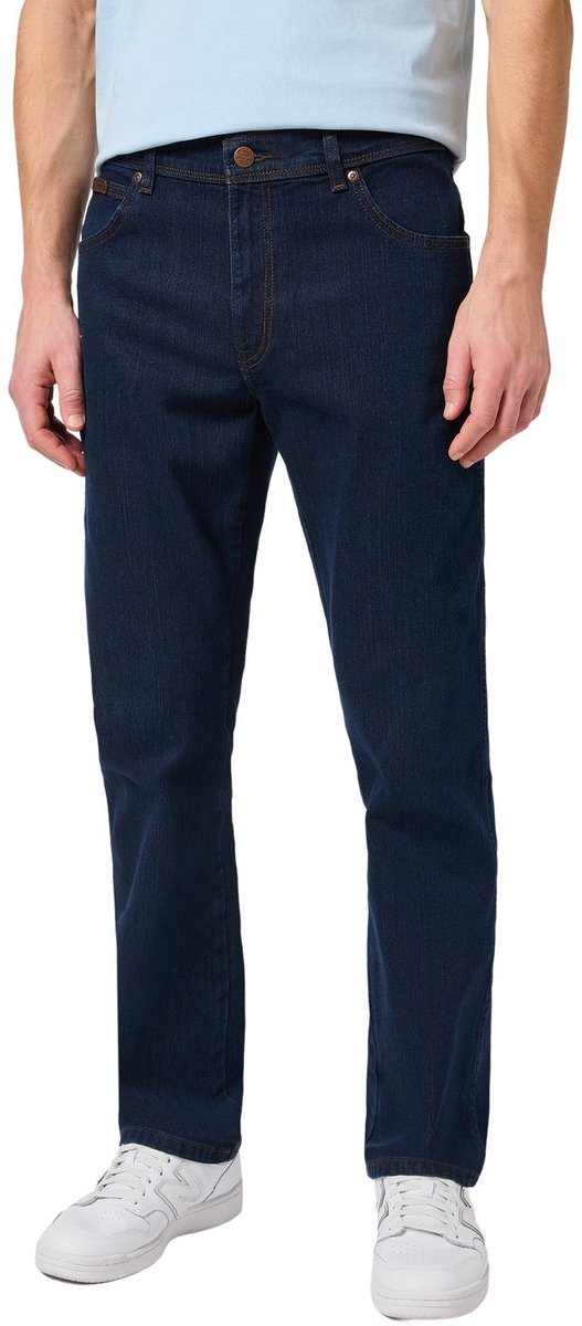 Wrangler Heren Jeans Broeken regular/straight Fit 28W 32L Volwassenen Zwart