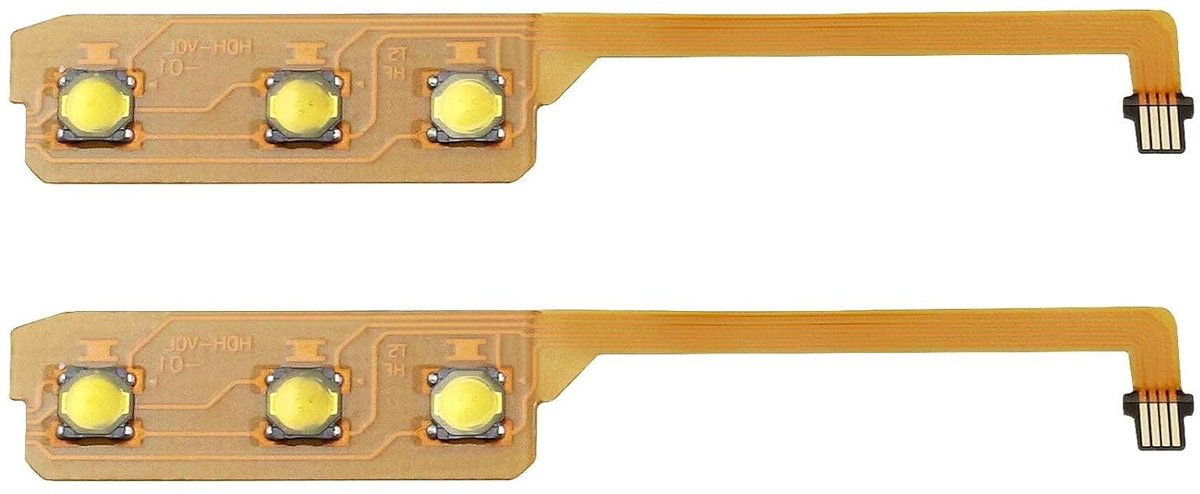 Volume Power Knop Flex Kabel Vervanging voor Nintendo Switch Lite - Metaal Plastic 2 Stuks