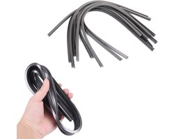 Universal Wiper Rubber - Windscreen Wiper Rubber - Vervangingsrubber - Vermijden van Glasschade - Stille Voorruitwissers - 700 mm - Verpakking van 8