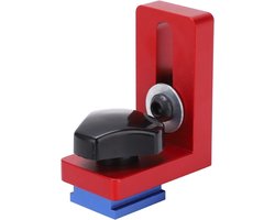Mitre Rail Stopper, Easy Installation, Practical, Durable T-Groove Limiter for Standard T-Shaped Rail Power Tool Accessories, pink