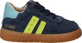 Shoesme Blauw Suède Sneakertje - Sneakers Kinderen - Jongens - Blue - Suède - Maat 21