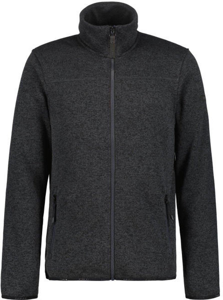 ICEPEAK ADRIAN Heren Vest GemÃªleerd Zwart