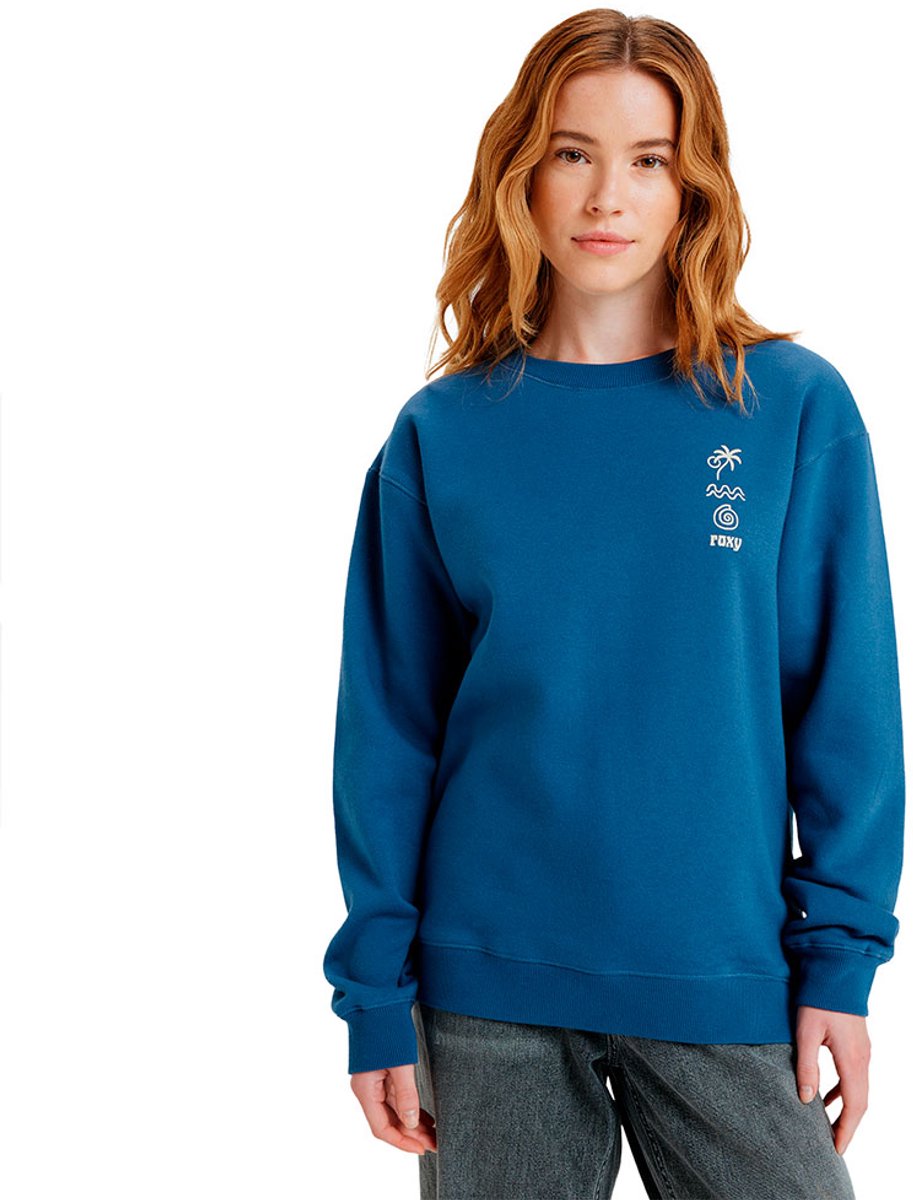 Roxy Surf Stoked Sweatshirt XS Vrouw Vintage Indigo