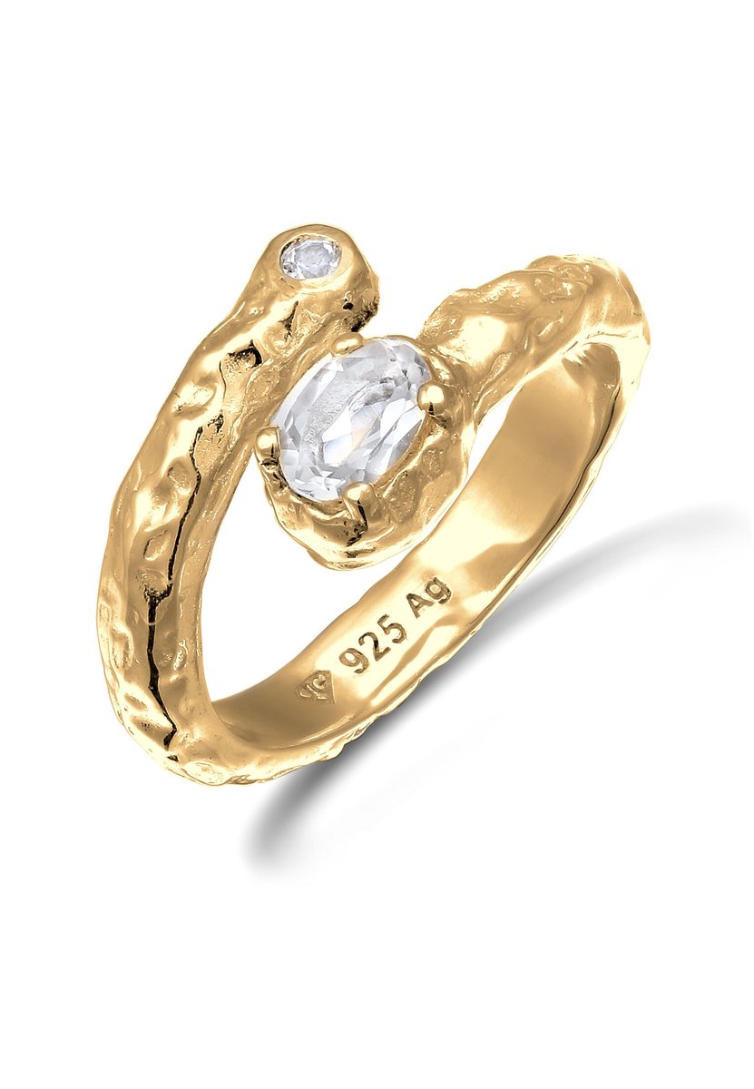 Haze & Glory - Ring - Topas Weiß 925 Sterling Silber - Dames