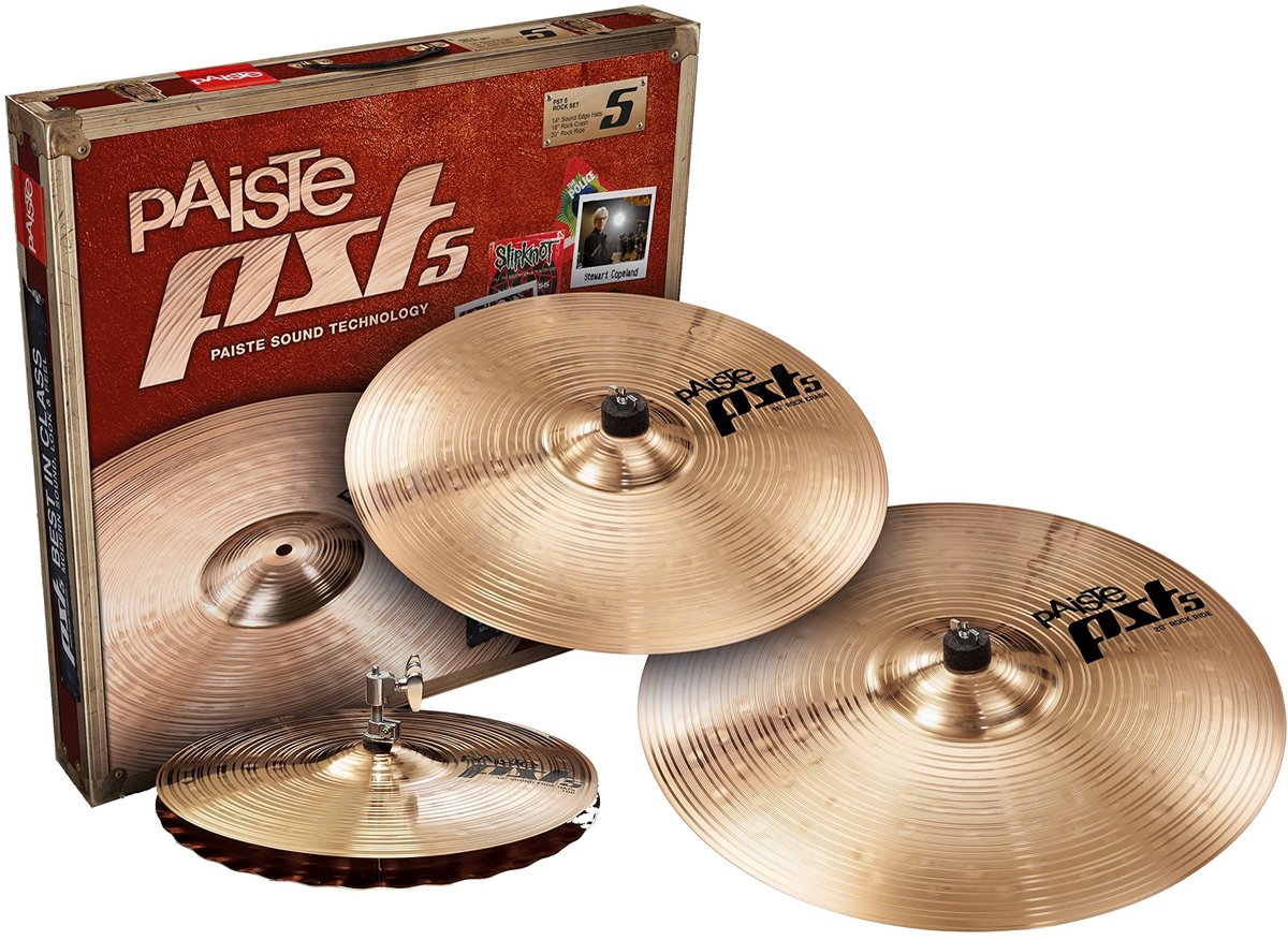 Paiste PST5 CymbalSet Rock, 14 SE HH, 16C, 20R - Bekken set