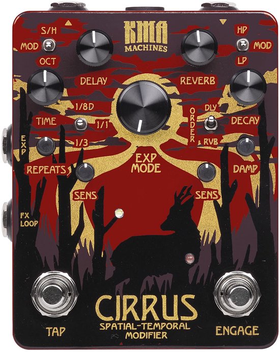 KMA Machines Cirrus Delay & Reverb pedaal