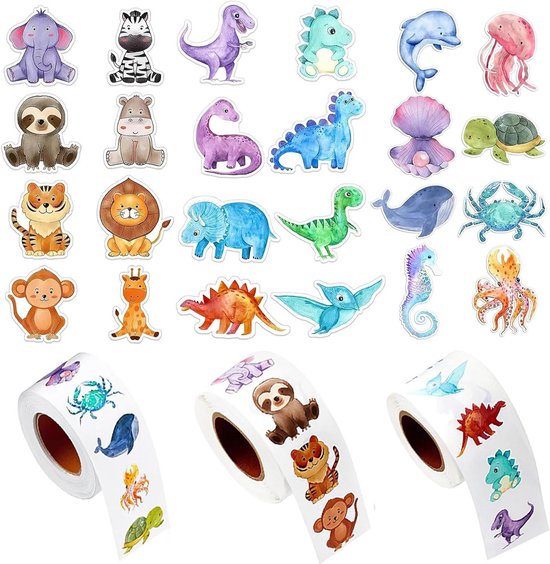 FloraVigo 8-delige glitterstickers voor kinderen, 156 stickers met dierenpatronen voor kinderen, meisjes, verzamelborden, albums, cadeaus ( capybara