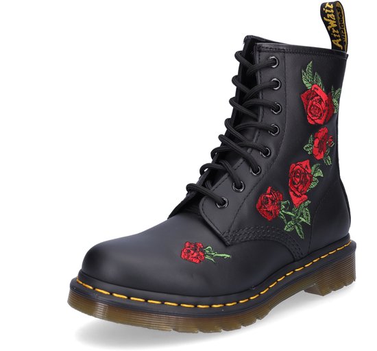 Veterboots Dokter Martens Zwart Mat Martens 1460 Vonda Dames