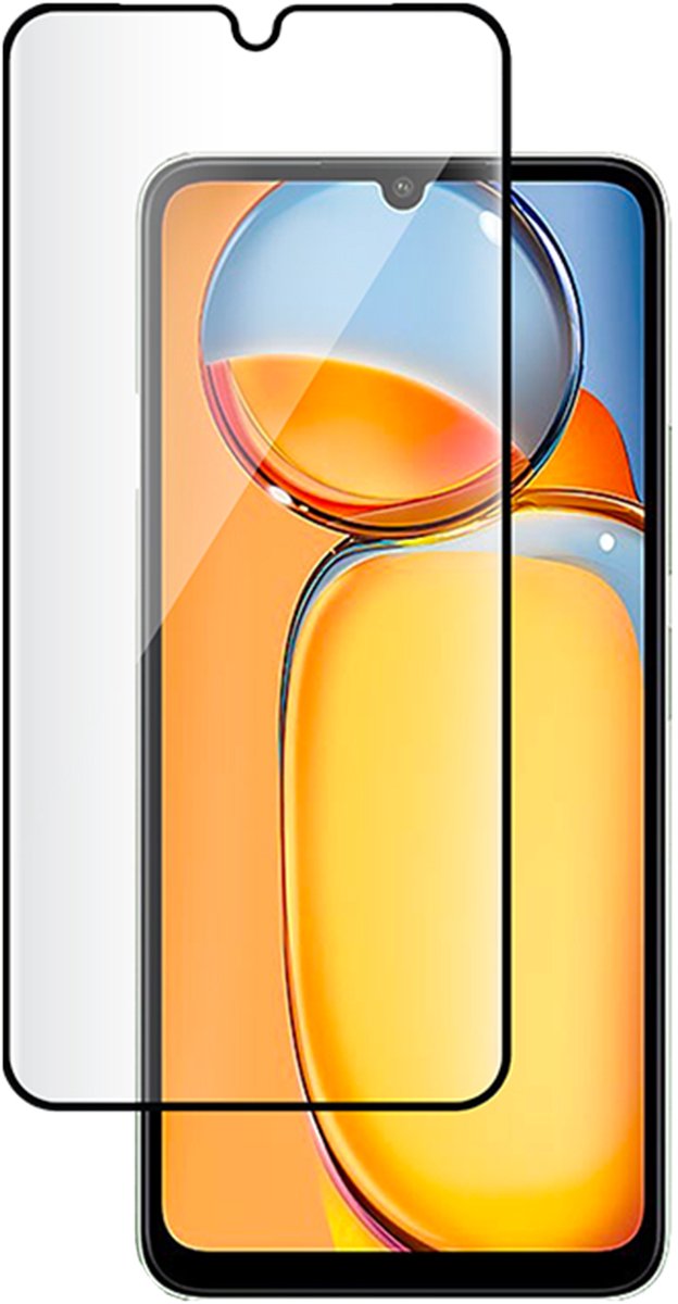 Bigben Connected, Schermbeschermer voor Xiaomi Redmi 14C 4G / 5G in gehard glas 2.5D 9H, Transparant zwart