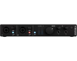 Arturia MiniFuse 4 Black 2-in/4-uit USB-C Audio Interface
