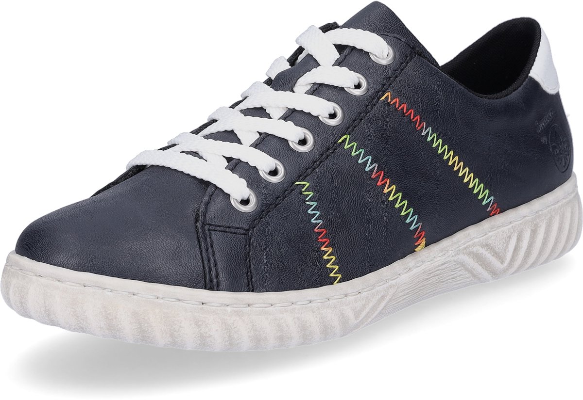 Rieker dames sneaker blauw