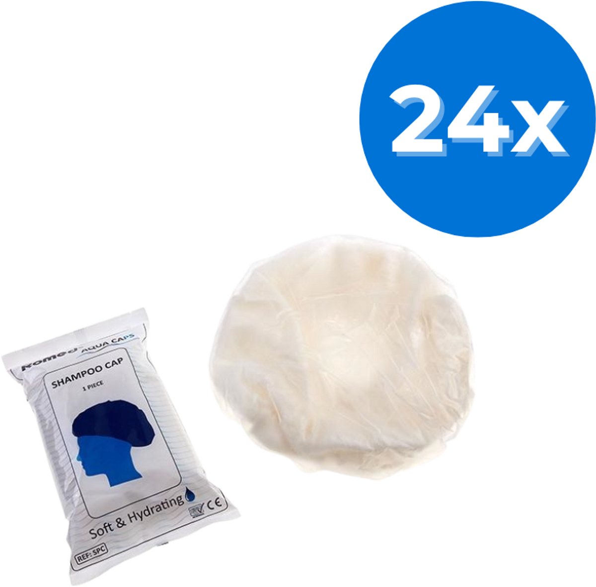 Romed shampoo muts - Set van 24 zakjes Romed