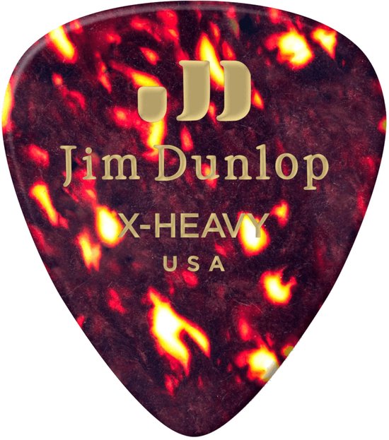 Shell Plectuim Dunlop Genuine Plektrum extra heavy Shell 483, 12er-Set - Plectrum set ...