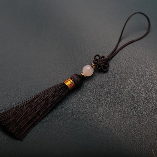 Hrlace 100 stuks mini-kwastjes, hangers, 3 cm, kleurrijk, franjes