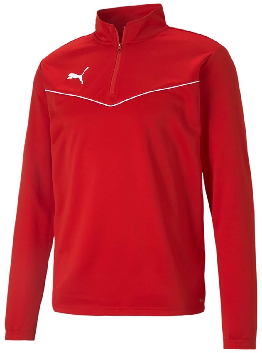 Puma Teamrise Ziptop Heren - Rood | Maat: XXL