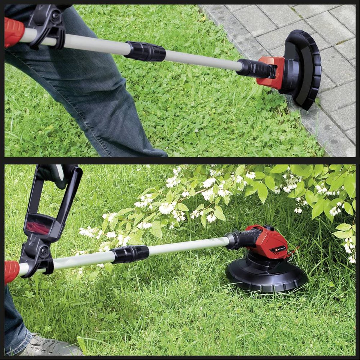 Afbeelding 2 van Einhell GE-CT 18 Li (1x 2,5Ah) Akku-Rasentrimmer Accu-grastrimmer Accu Instelbare trekstang 18 V Snijbreedte max.: 24 c