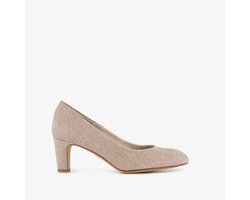 Tamaris dames pumps met glitters champagne - Beige