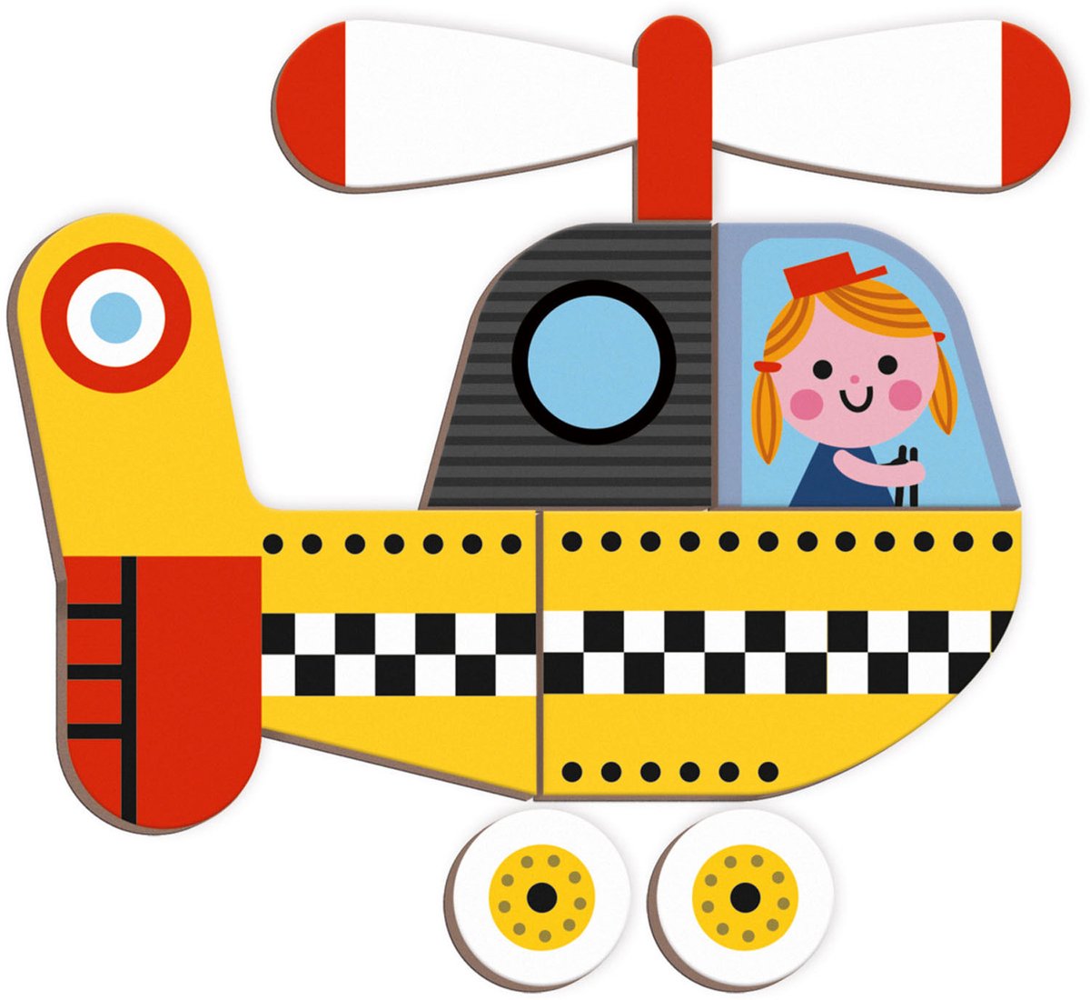 Janod - Magnetibook - Racers - Magneetboek Speelset — afbeelding 6