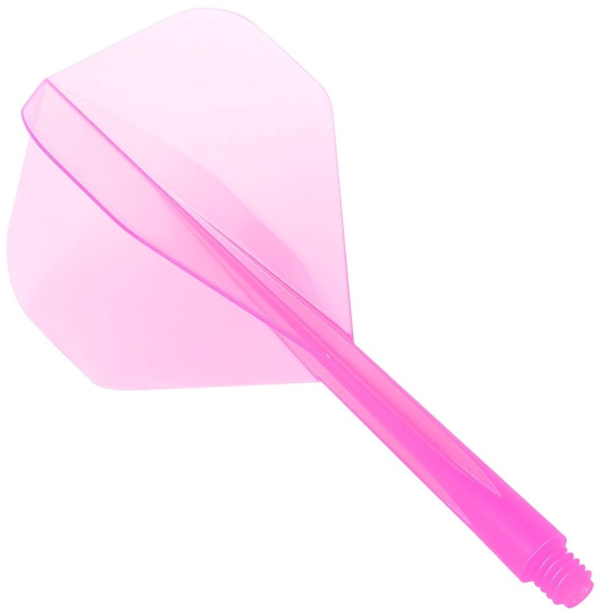 Condor Zero Stress Flight System - Standard Clear Pink - Dart Flights Medium