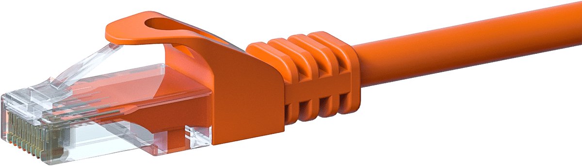 Bol.com Danicom CAT6 UTP patchkabel - 20 meter oranje - CCA - netwerkkabel - internetkabel - UTP kabel - RJ45 - 1000 mbit/s aanbieding