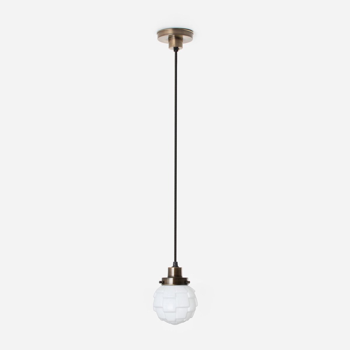 Coloured by Art Hanglamp aan snoer Bretagne 20's Brons - Art Deco Trade