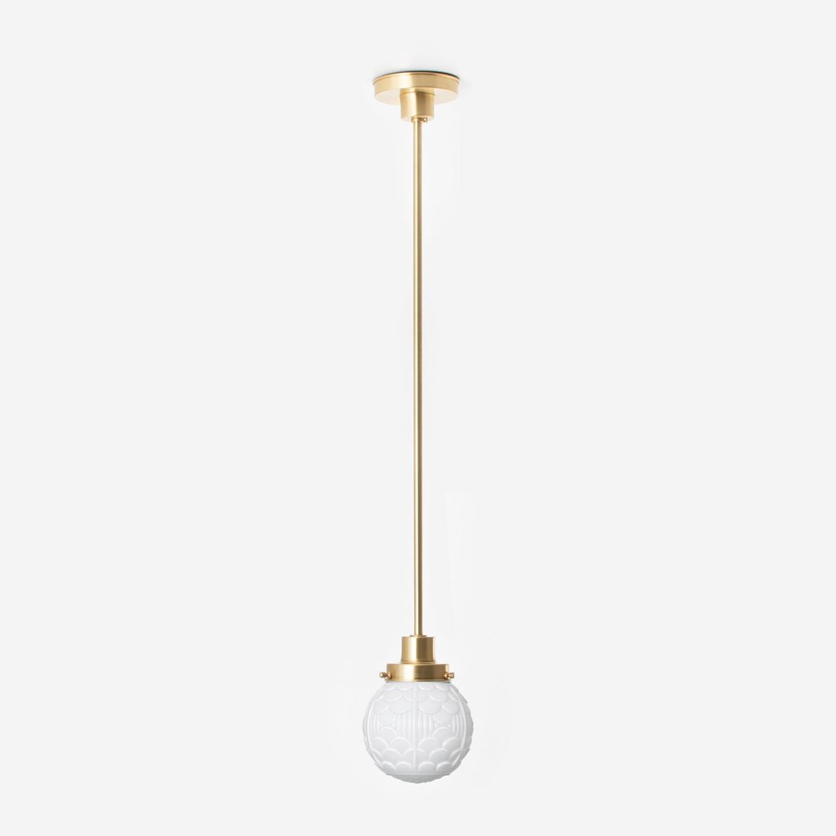 Hanglamp Arcade 20's Messing - Art Deco Trade