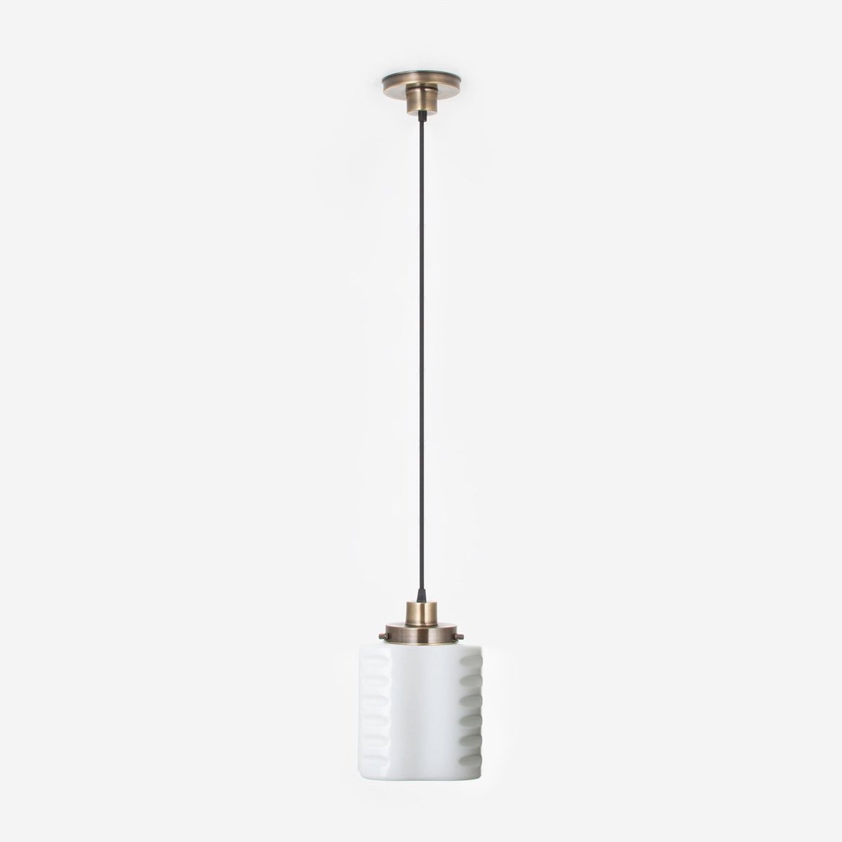Hanglamp aan snoer De Klerk 20's Brons - Art Deco Trade