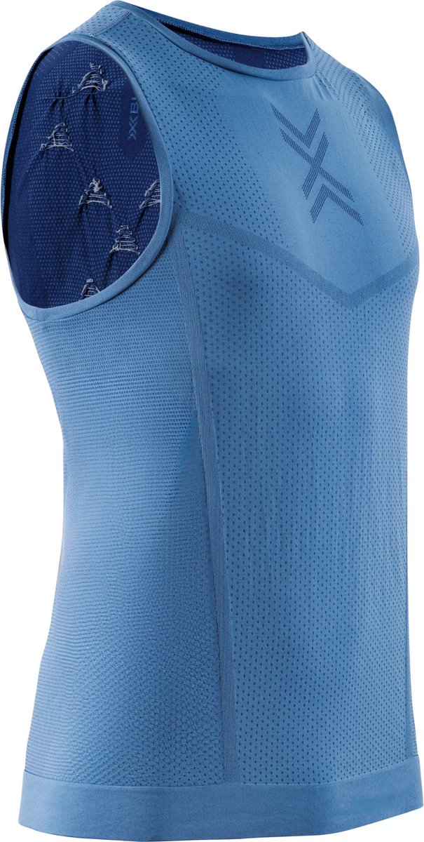 X-Bionic Xceed Run Tanktop Heren Slate Blue/Marine XL
