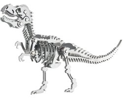 Bouwpakket 3D Model DIY Dino T-Rex Tyrannosaurus- metaal