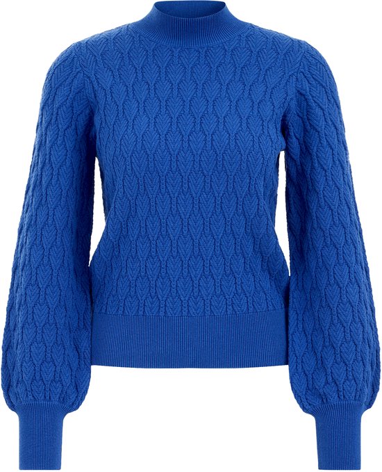 WE Fashion Dames gebreide trui met structuur