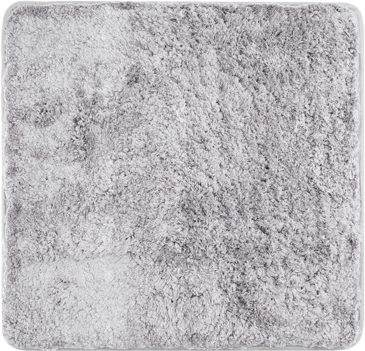 fluffy® toiletmat voor wandclosets met antislip onderkant (50 x 50 cm, grijs)