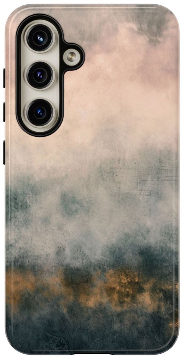 Zachte Wolkenstructuur Abstracte Kunst – Telefoonhoesje Geschikt voor Samsung Galaxy S24
