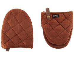 Tiseco - Gripper VELMAR - SET/2 - siliconen grip - 14x18 cm, cognac
