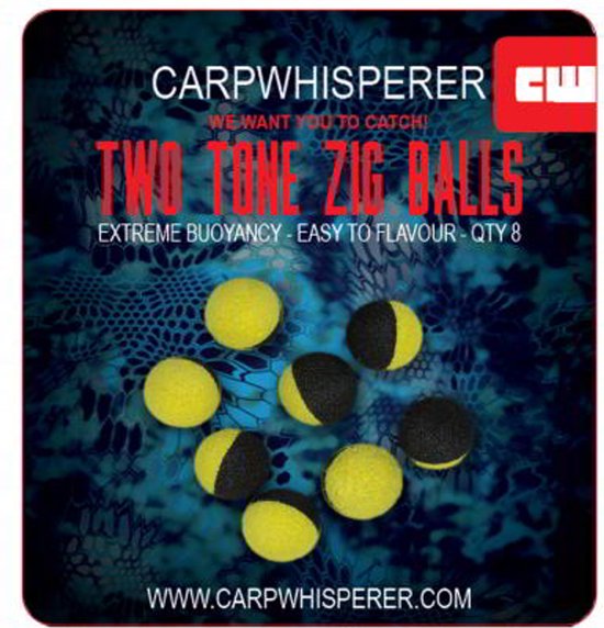 Carp Whisperer - Two Tone Zig Balls van Carp Whisperer — afbeelding 4