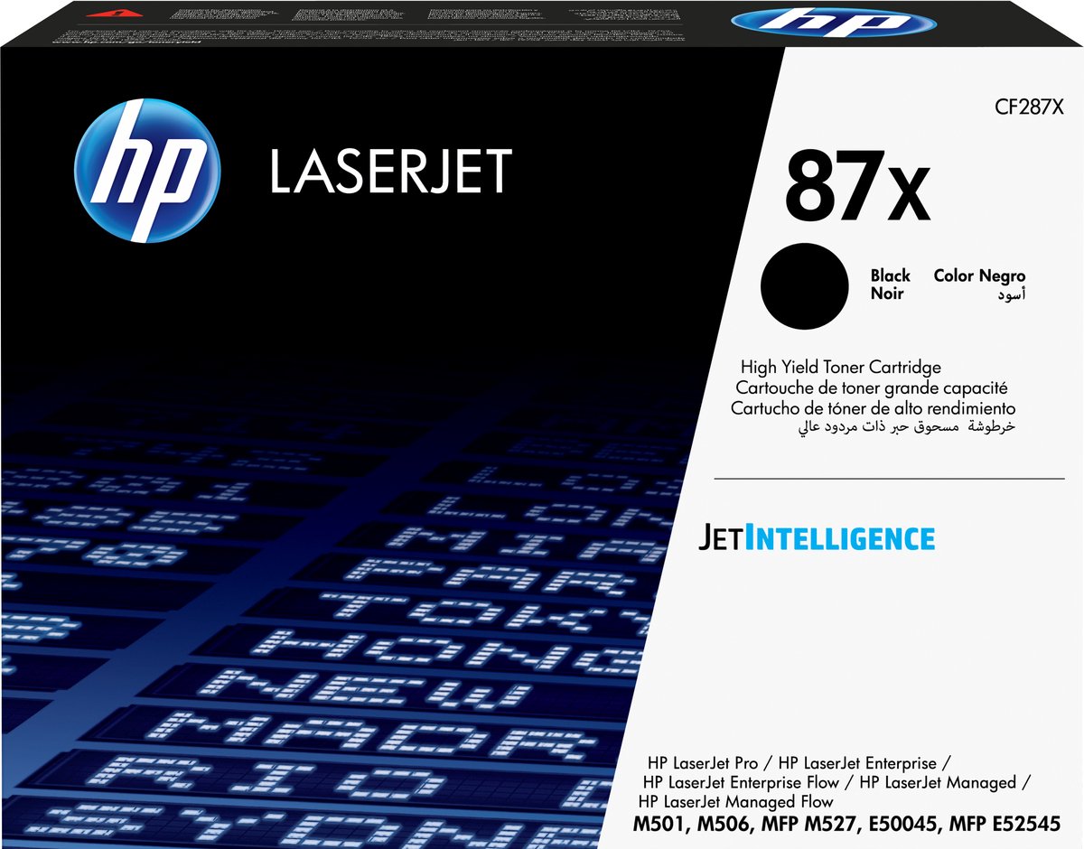 HP 87X High Yield Black Original LaserJet Toner Cartridge