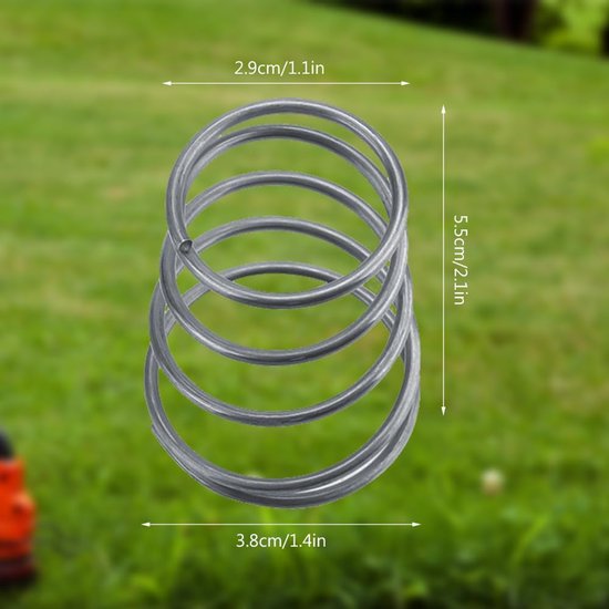 Dailygoody - Vervangende Veer - Universele Grastrimmer Onderdelen - 5 Stuks - Grastrimmer Hoofdaccessoires - Kwaliteit voor Bosmaaier - Geschikt voor — afbeelding 2