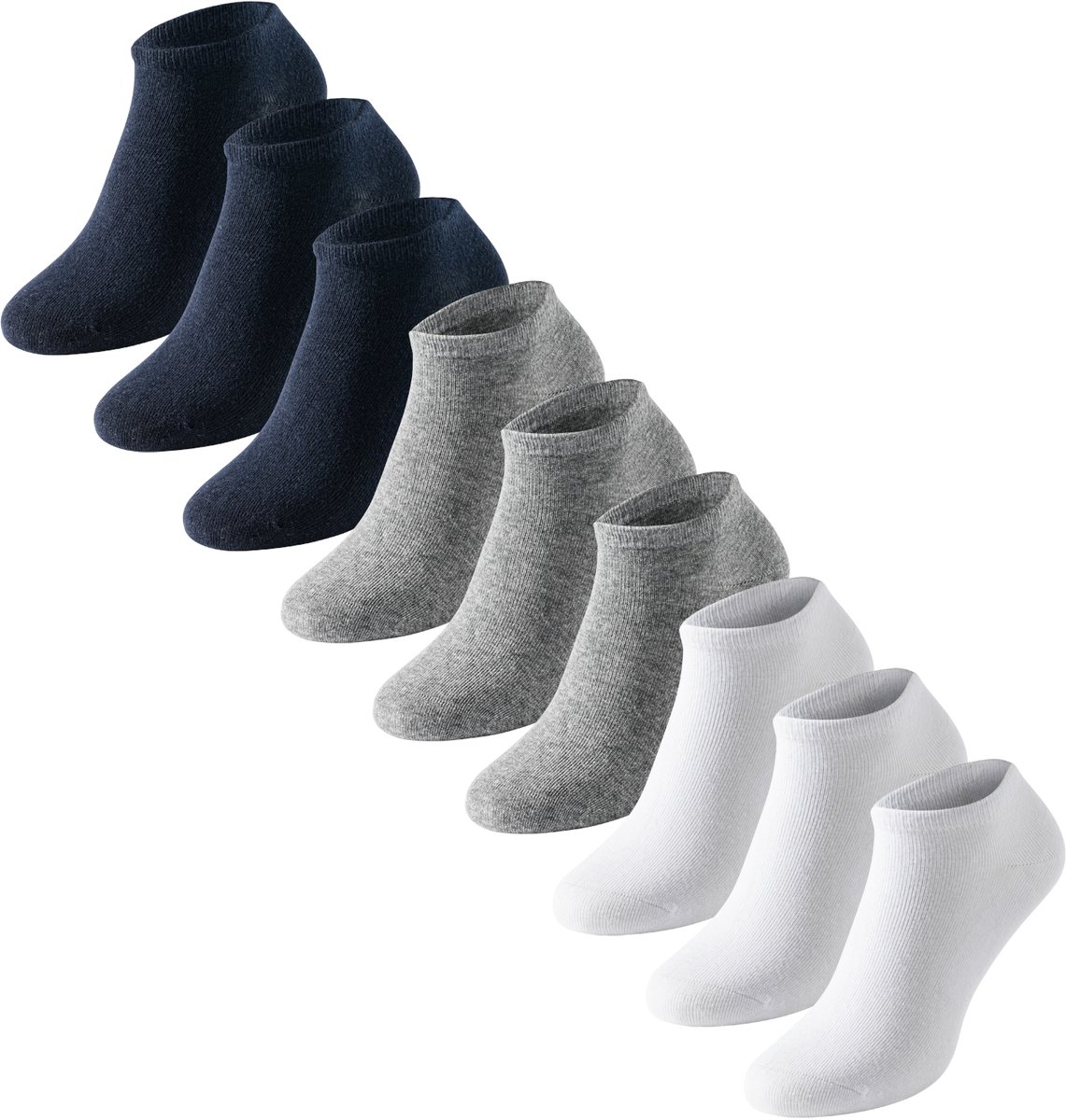 paar Discover by Schiesser Quarter damessokken Cotton Fit 178591