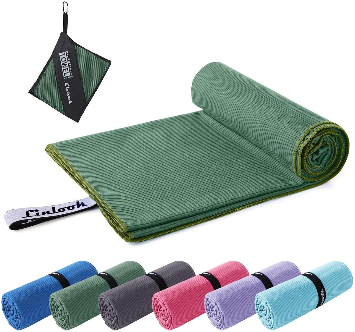 Microvezelhanddoek - Super absorberend en sneldrogend - 1 stuk - 180 x 80 cm