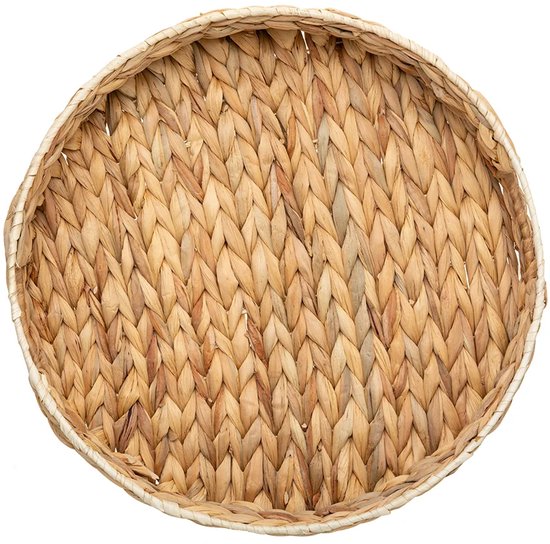 Plateau en roseau tressé Jacinthe Diamètre 35 cm