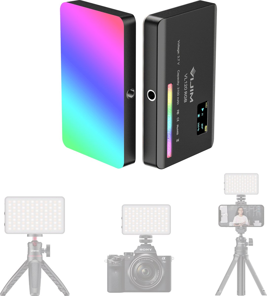 Ulanzi-Lampe de remplissage VL120 pour documents