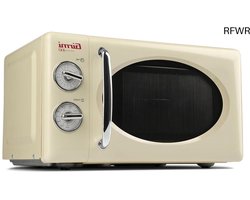 RFWR® Vintage magnetronoven 20 liter - 700W + 800W, crème